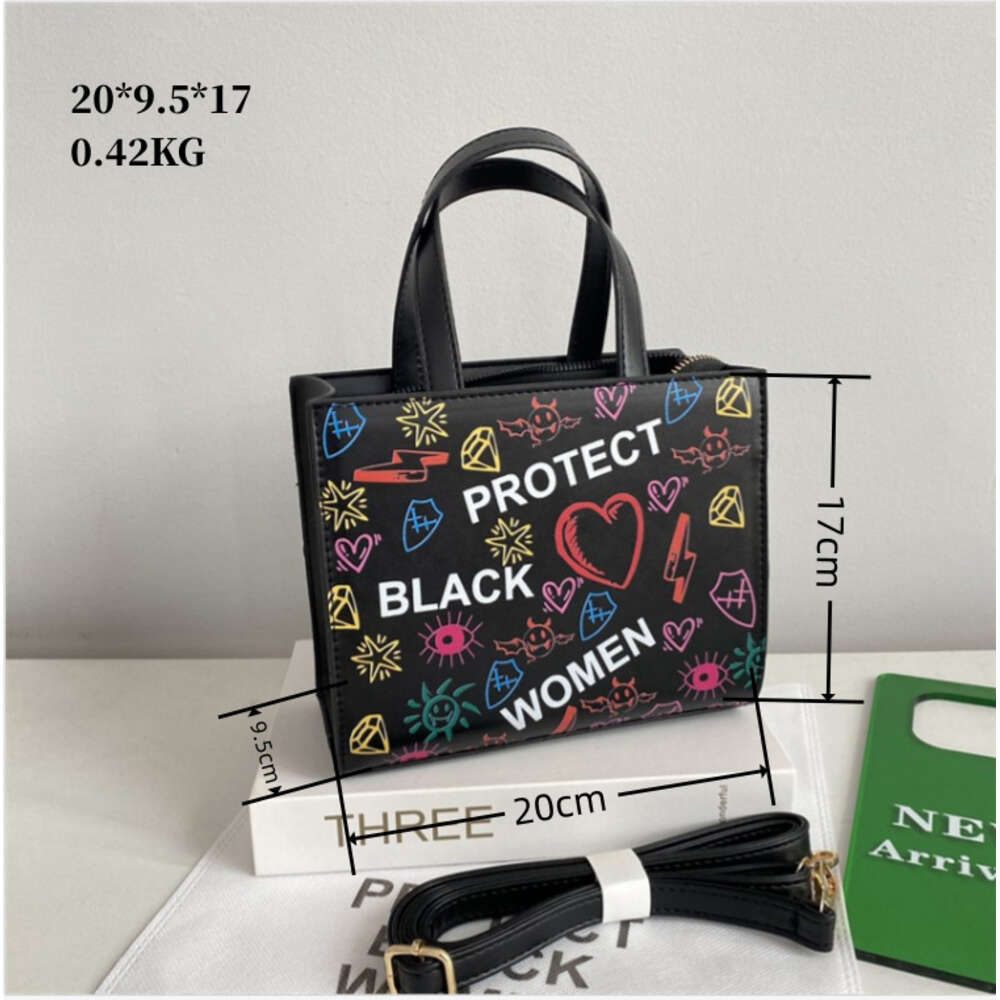 Summer Protect Black Tote Hand Bags Ladies Bucket Hats Purses and Handbags Set for Women H6.18#24.96 ddmy d30f