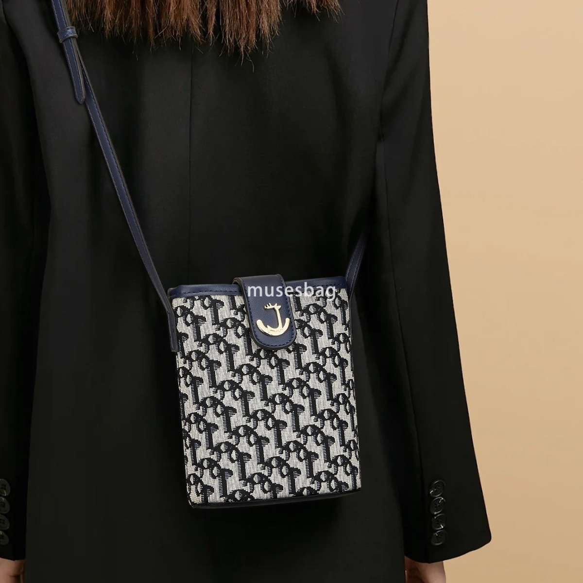 European and American retro daily outfit crossbody bag women new popular fashion versatile shoulder bag small capacity mini phone bag