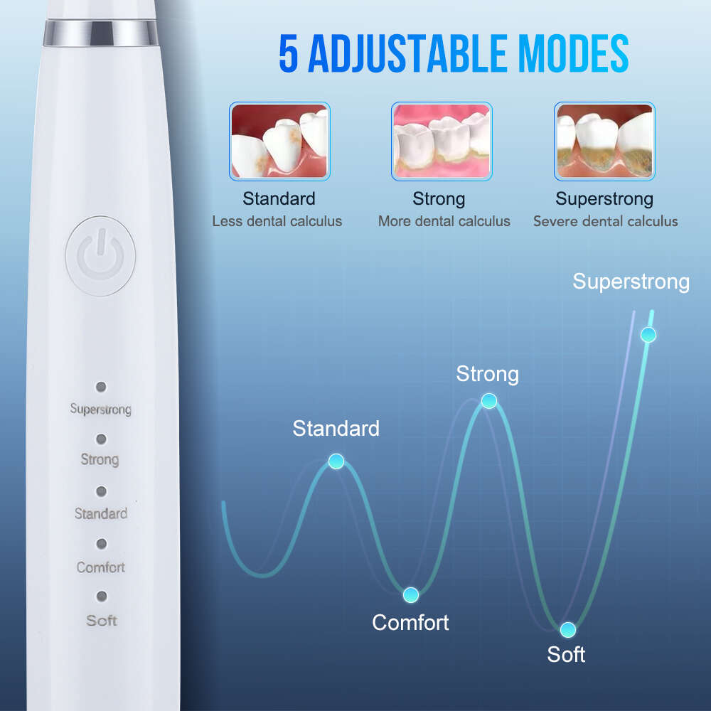 Electric Toothbrush Sonic Dental Teeth Whitening Kit Tooth Whitener Calculus Tartar Remover Tools Cleaner Stain Oral Care F618-30