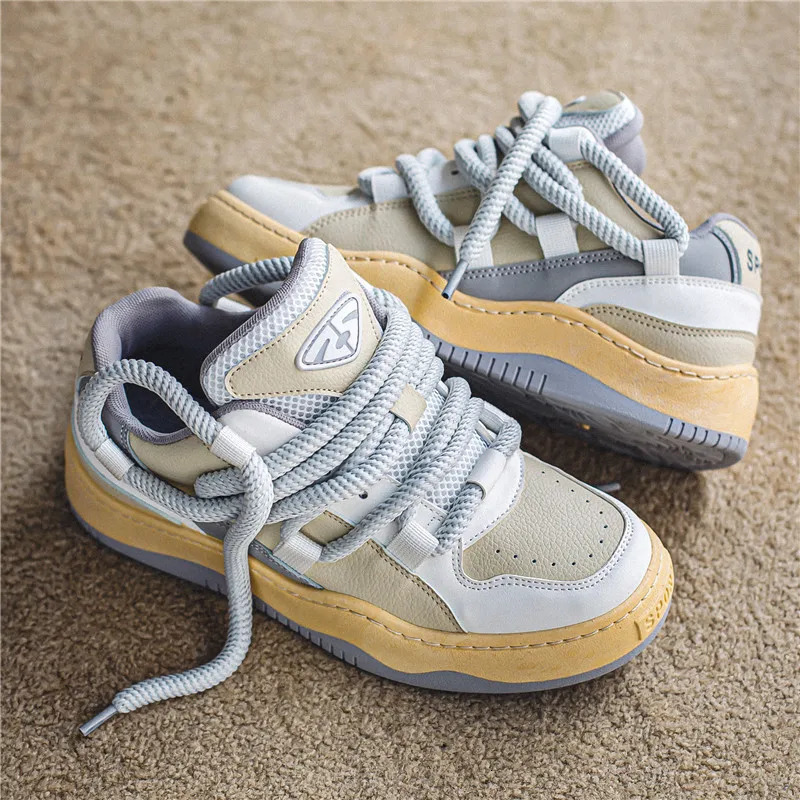 Sneakers for Men Tennis Retro Y2K Bread Hip-Hop Punk Skateboard Shoes Male Sneakers Couple Outdoor Sport Casual Shoes 240618