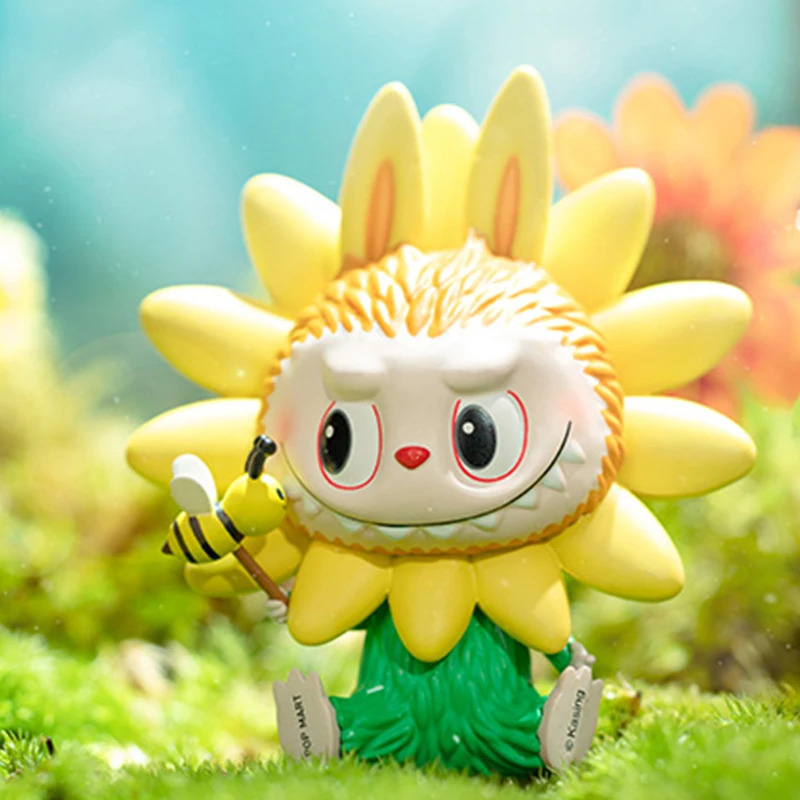 Free shipping MART LABUBU The Monsters Flower Ees Series Blind Toys Anime Action Figure Caixa Ca Mystery Box Doll Girls Gif
