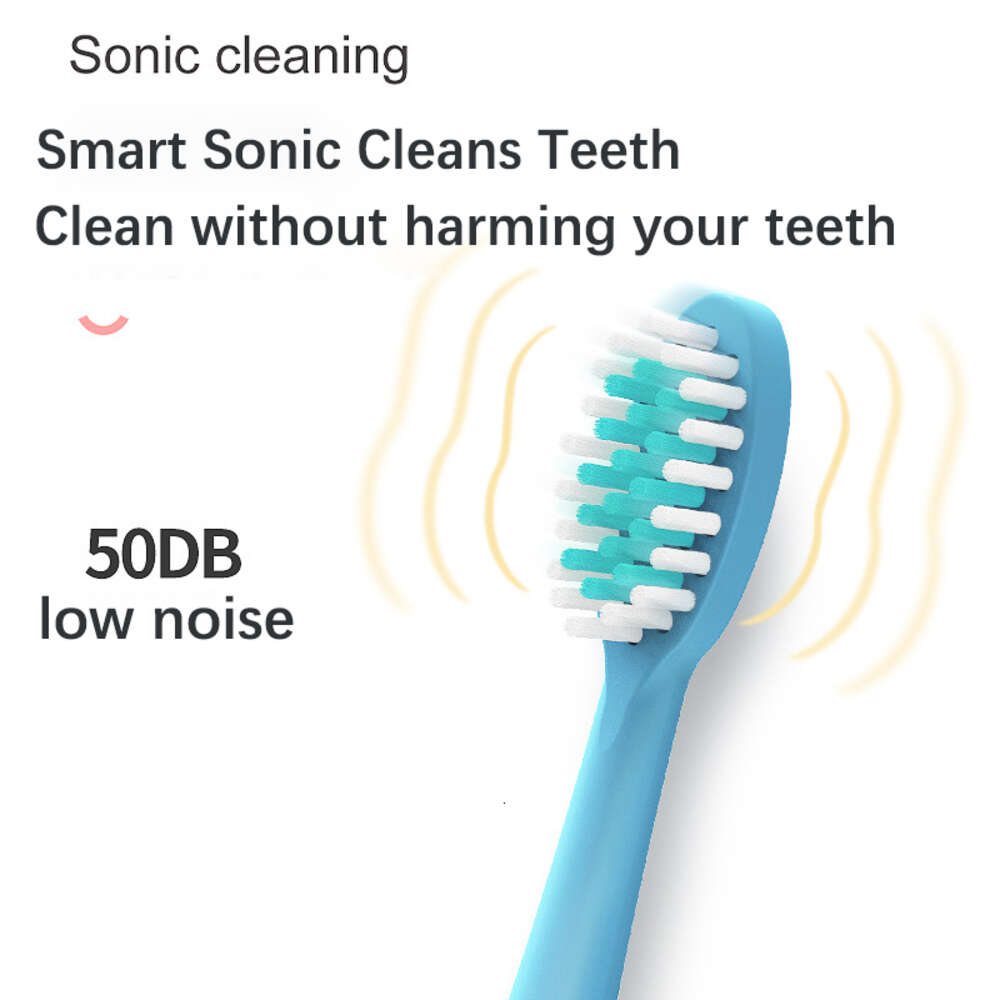 Sonic Electric Toothbrush for Children Kids cleaning teeth whitening Rechargeable water proof Replace The Tooth Brush Head F618-18