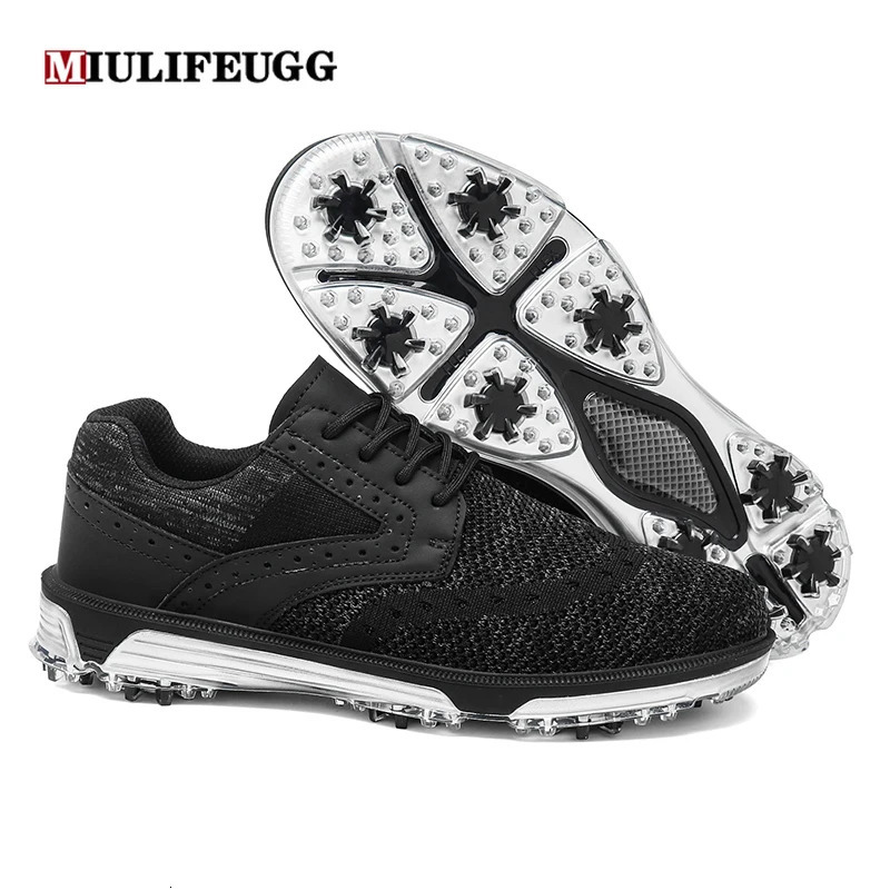 Shoes Men Wear Training Outdoor Walking Supplies Sneakers Anti Slip Athletic Golf Footwear Trainers Caddie Shoe 40-47 240617
