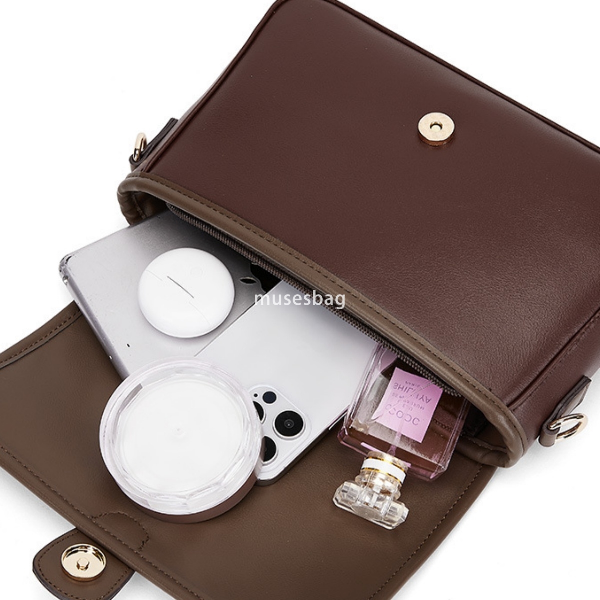 Business Commuting Daily Matching Women's Small Square Bag Versatile Fashion Crossbody Bag Single Shoulder Bag Commuting Phone Bag Women's B