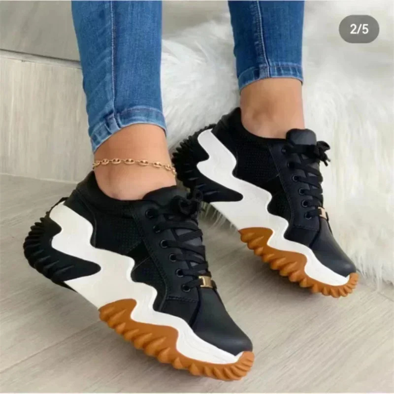 Women's Breathable Canvas Sneakers: Casual Platform Shoes hot for Summer, Thick Bottom Low Top