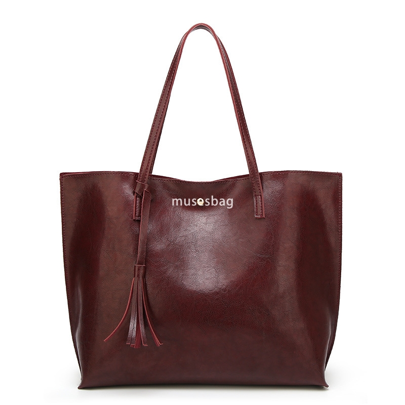 Fashionable Women's High Quality Classic Multi functional One Shoulder Large Bag Retro Style Simple Mommy Bag Flowing Su Big Tote Bag Trendy Hand