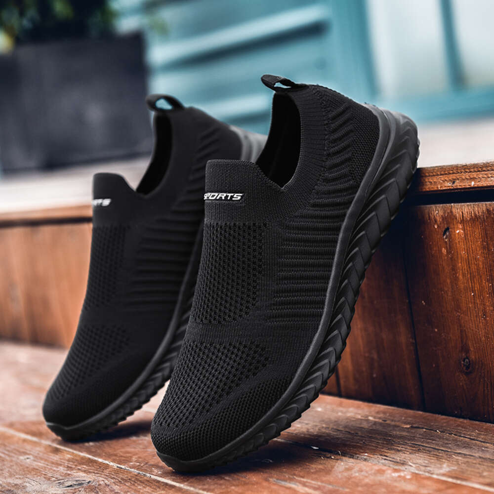 Vulcanize Men Sneakers Mesh Women Lightweight Comfortable Autumn Fashion Slip On Flats Shoes Male Loafers Ddmysaturn