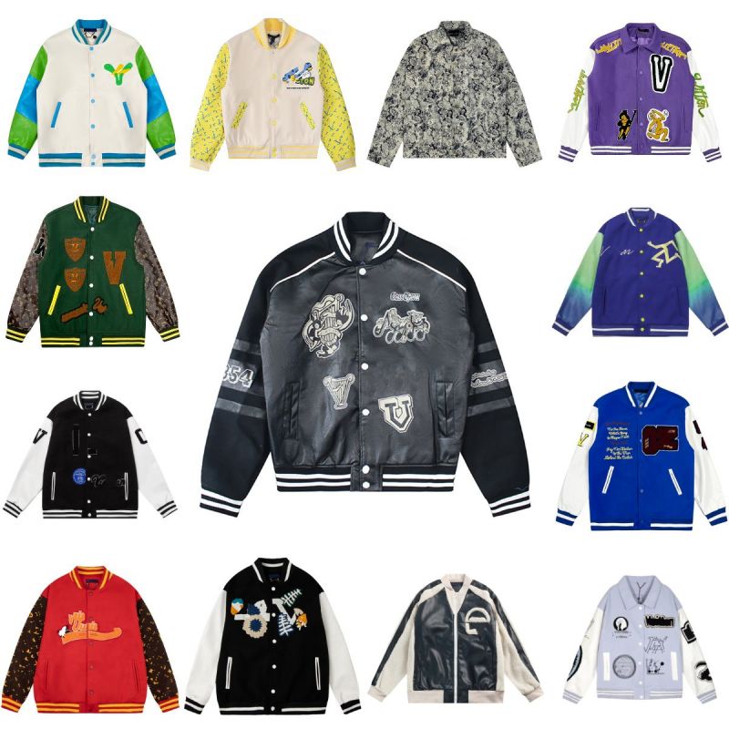 mens jacket Baseball uniform jacket Men Women Designers Varsity Jacket Coats Single breasted sportswear Green Black blue Color High quality luxury jacket