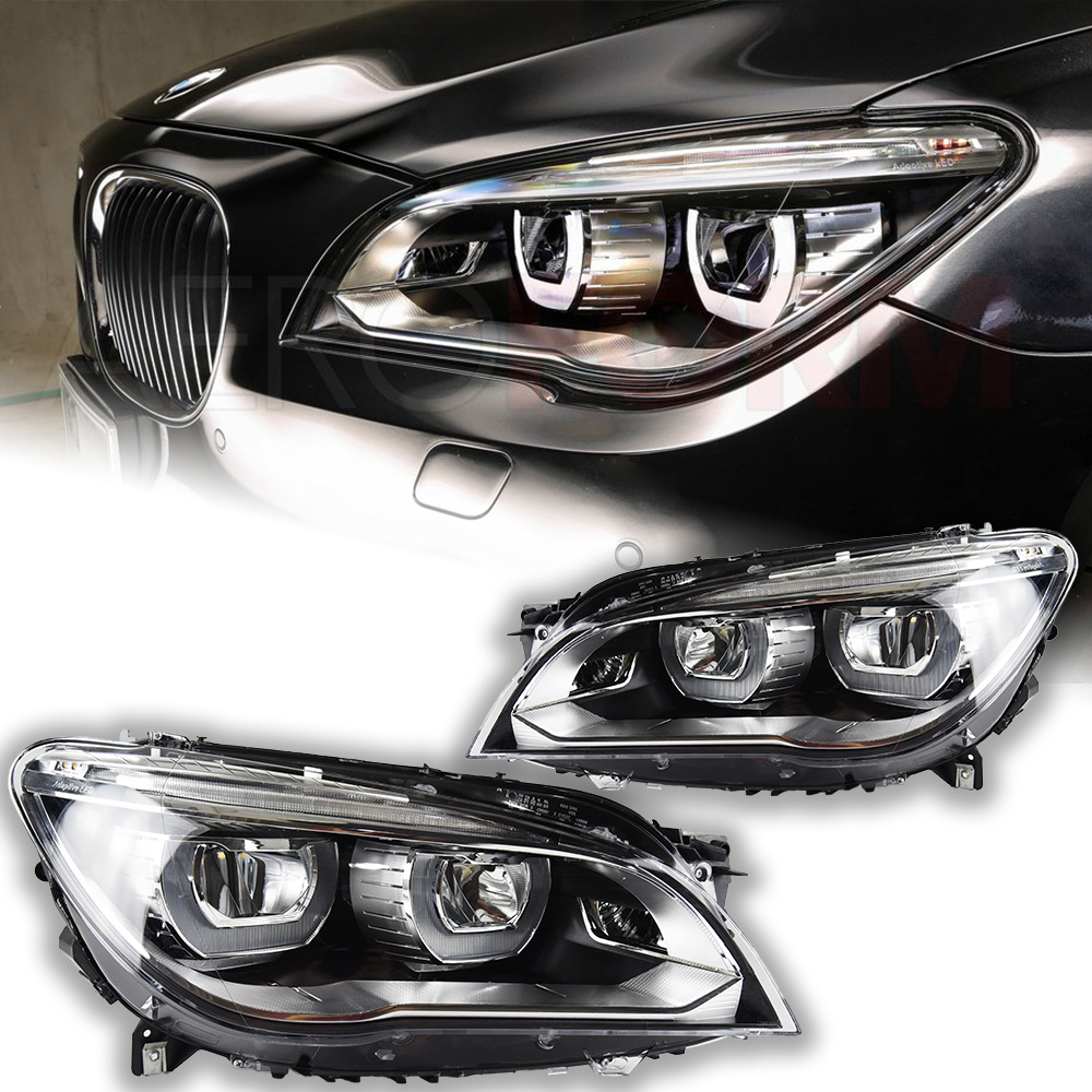 For BMW F02 2009-2014 740i 730i 735i F01 Front Lights LED DRL Dynamic Turn Signal Headlamps Lens Auto Assembly