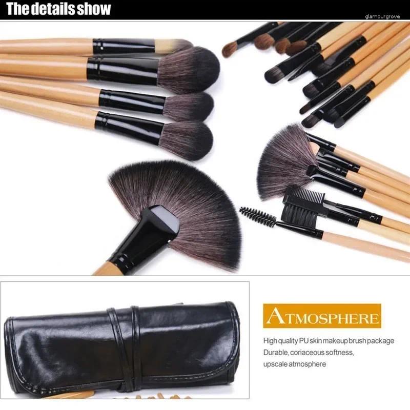 Makeup Brushes Gift Bag Of 24 Pcs Brush Sets Professional Cosmetics Eyebrow Powder Foundation Shadows Pinceaux Make Up Tools