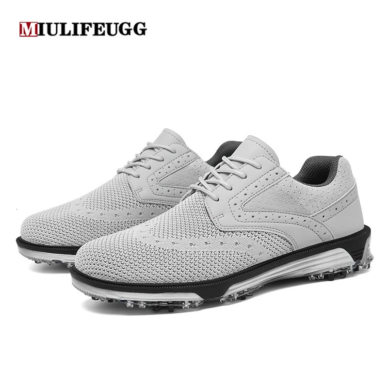 Shoes Men Wear Training Outdoor Walking Supplies Sneakers Anti Slip Athletic Golf Footwear Trainers Caddie Shoe 40-47 240617