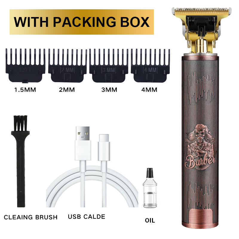 Electric Shavers LCD Display T9 Electric Hairber 0mm Shaver Hair Trimer Home Appliances Travel Barber Razors Shaving Machine for Men Trimmer Man L2305