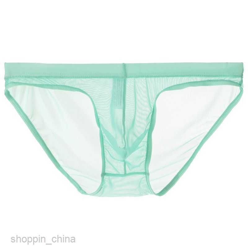 Mens Boxer sexy Underpants brief Mesh Underwear Ultra thin Transparent Triangle Pants Sexy Bag Thin Fit Breathable Men Youth Pants Head