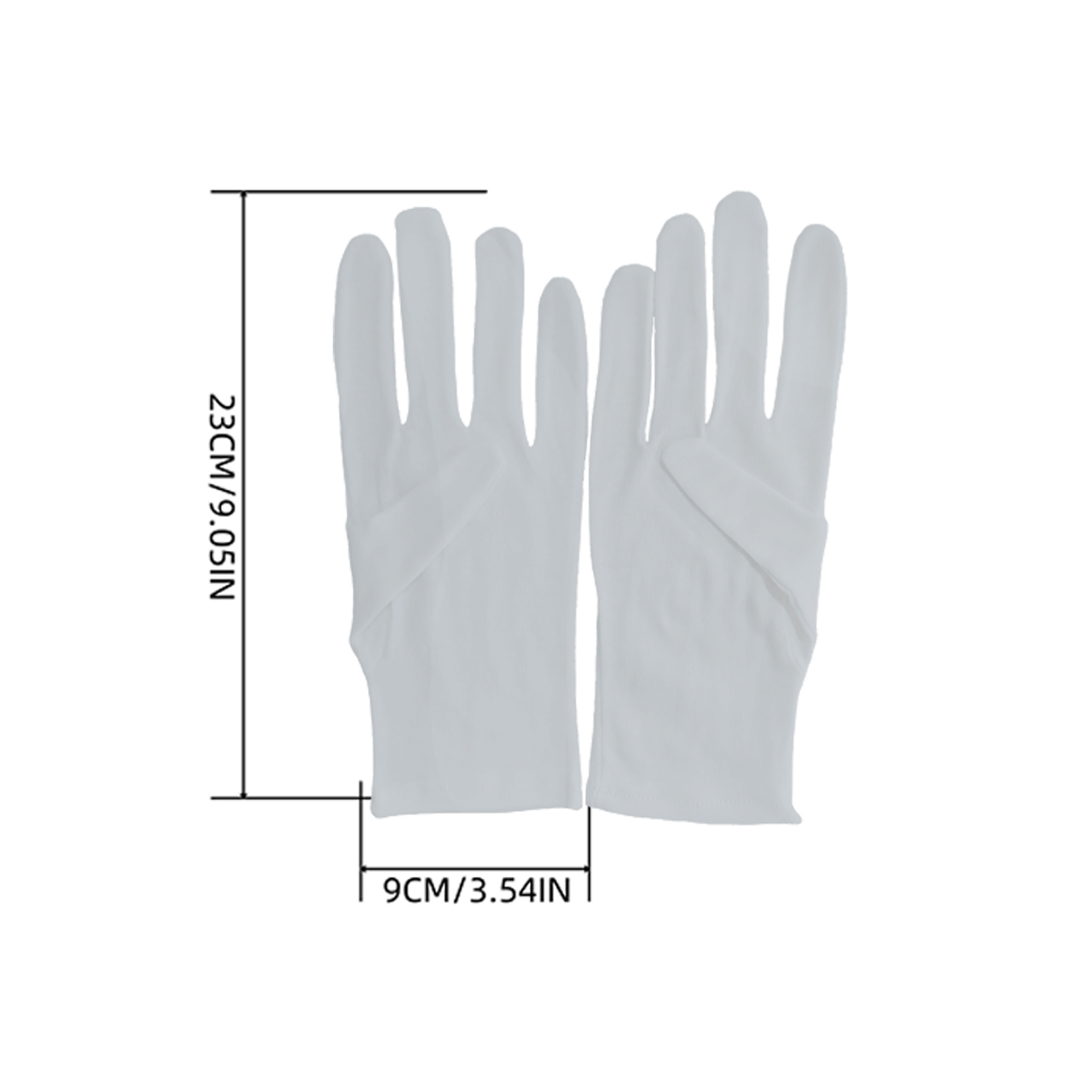White gloves stationery etiquette pure cotton work gloves