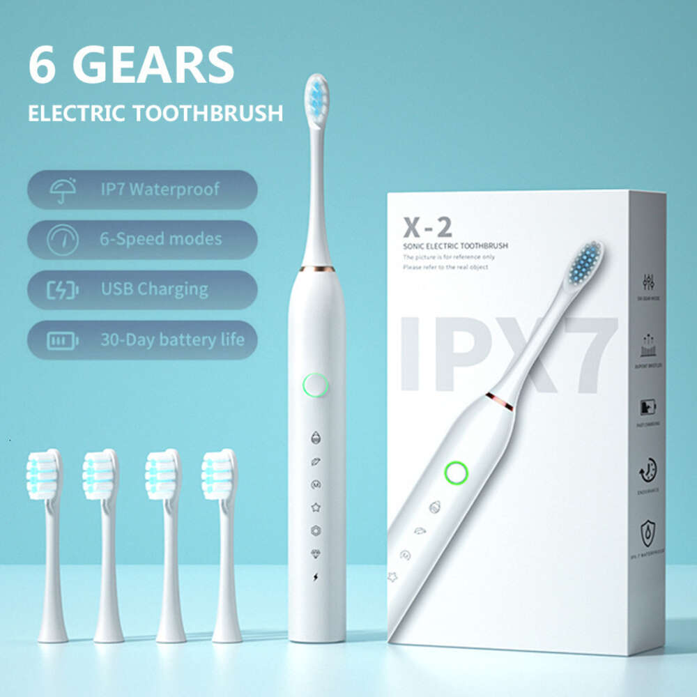 Intelligent sonic electric toothbrush, adult rechargeable fully automatic whitening and teeth cleaning device for students, men F618-10