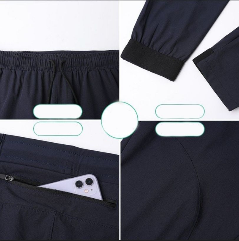 Gym Sports Pants Designer Shorts Jogger Long Short Pants Sport Yoga Outfit Quick Dry Drawstring Gym Pockets Sweatpants Trousers Mens Casual Elastic Wa