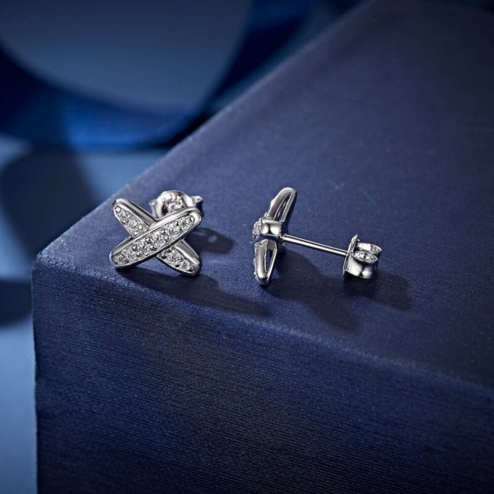 ear studs 0.3ct Moissanite Diamond stud earrings for women wedding jewelry high quality version bling sterling sier earring