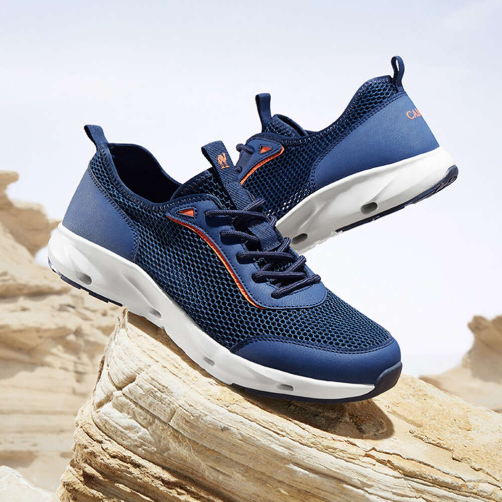 GOLDEN CAMEL Mesh Men's Breathable Male Sneakers Outdoor Non-slip Wear-resistant Sports Running Walking Shoes for Men