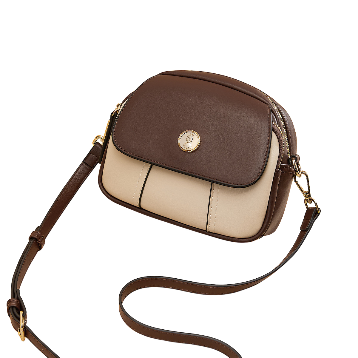New hot selling street trend daily matching bags fashionable and versatile large capacity mailman bags small round bags single shoulder bags, crossbod