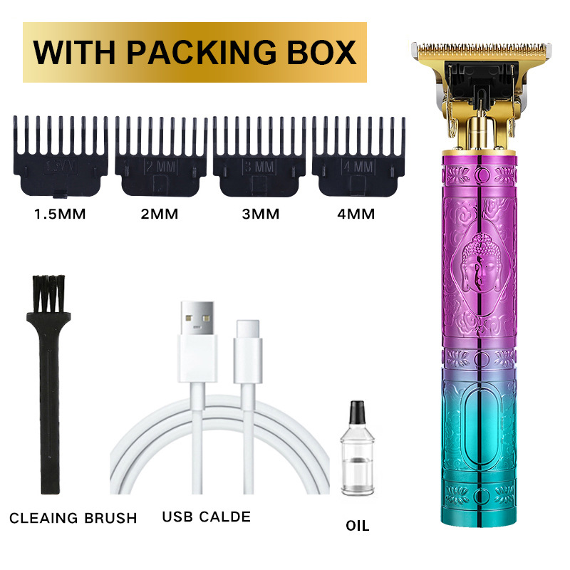 Electric Shavers LCD Display T9 Electric Hairber 0mm Shaver Hair Trimer Home Appliances Travel Barber Razors Shaving Machine for Men Trimmer Man L2305