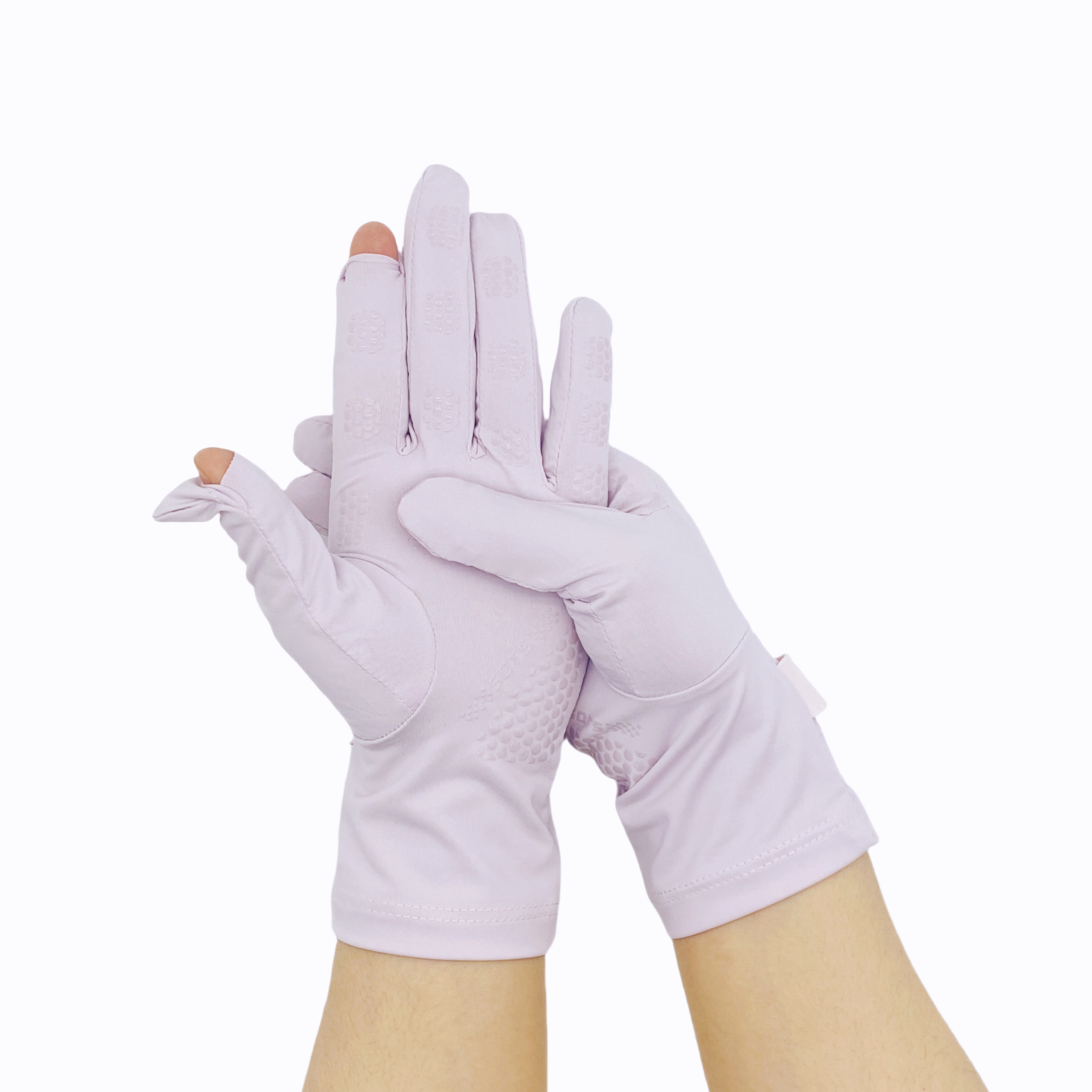 Summer Ice Silk Anti UV Riding Anti slip and Breathable Thin Gloves Leakage Finger Touch Screen