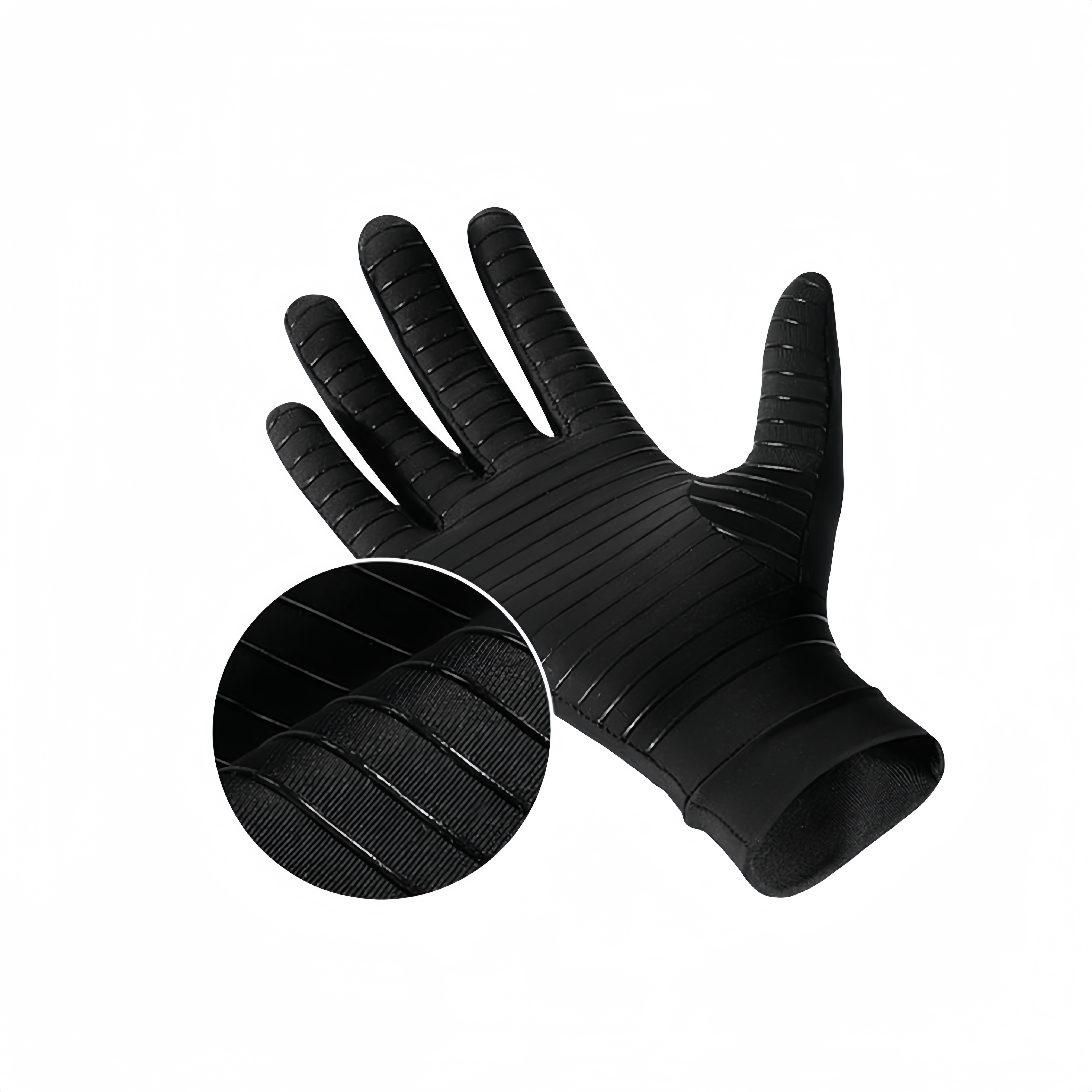 Outdoor cycling and mountaineering pressure gloves, copper ion all finger gloves