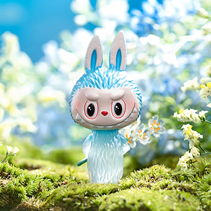 Free shipping MART LABUBU The Monsters Flower Ees Series Blind Toys Anime Action Figure Caixa Ca Mystery Box Doll Girls Gif