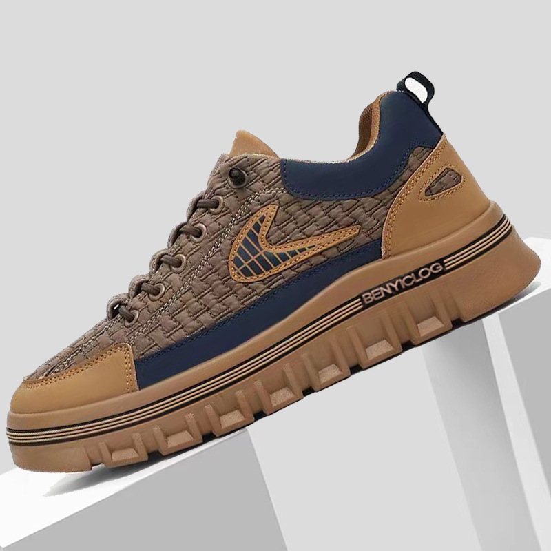 Mens shoes spring casual shoes versatile board shoes trendy sports shoes dad shoes lightweight 02