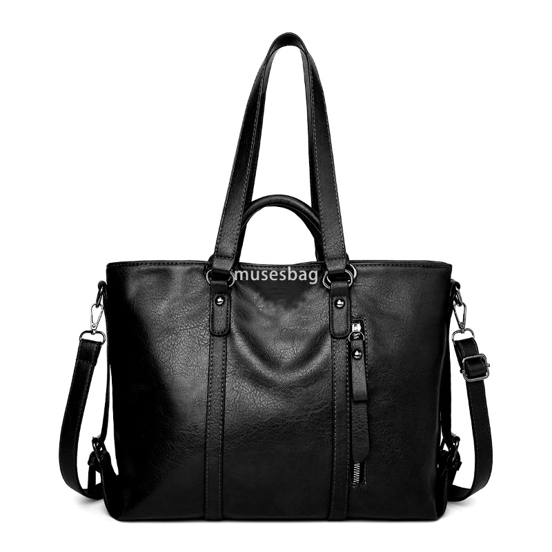 Designer Women's High Quality Classic Versatile Bag New European and American Fashion Soft Leather Large Capacity Tote Bag Single Shoulder Handba
