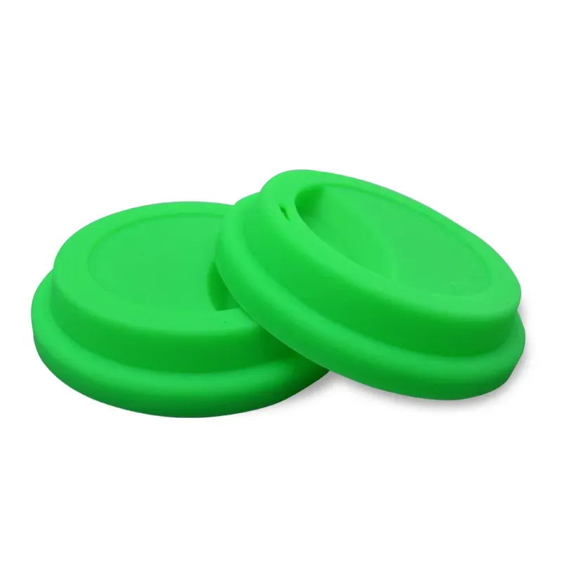 Silicone Cup Lids 9cm Anti Dust Spill Proof Food Grade Coffee Mug Milk Tea Cups Cover Seal Lids HJ6.18