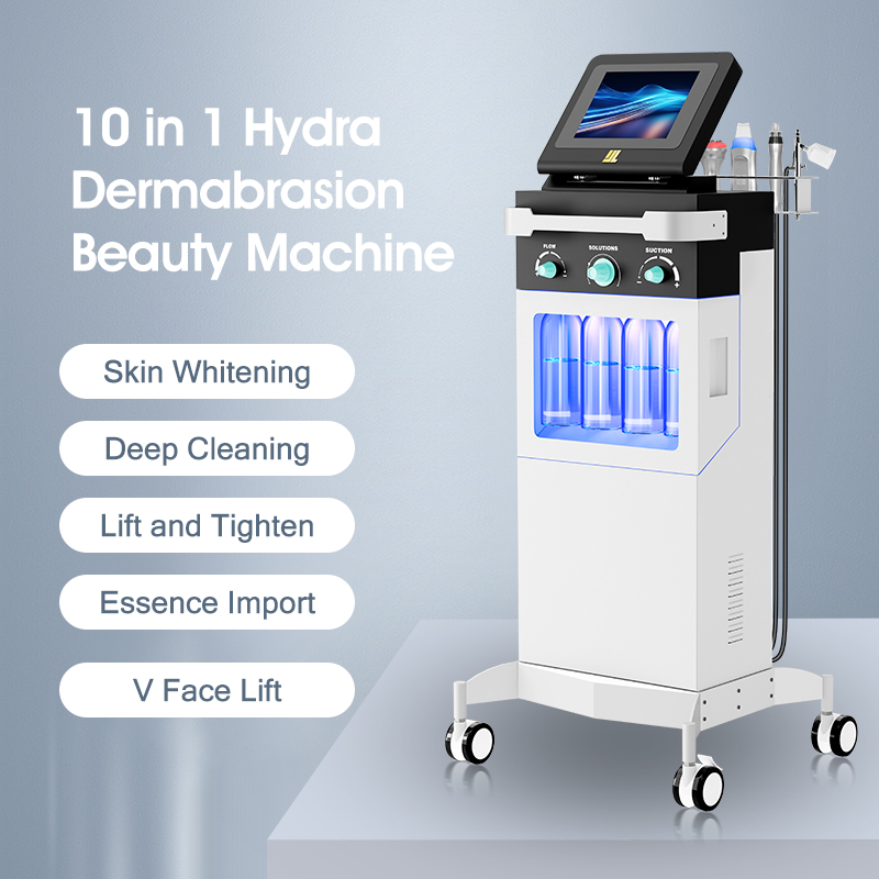 10-in-1 Beauty Dermabrasion Skin Rejuvenation Beauty Machine Ultrasonic Beauty Lifting Skin Moisturizing Deep Cleaning Whitening Beauty Salons Equipme
