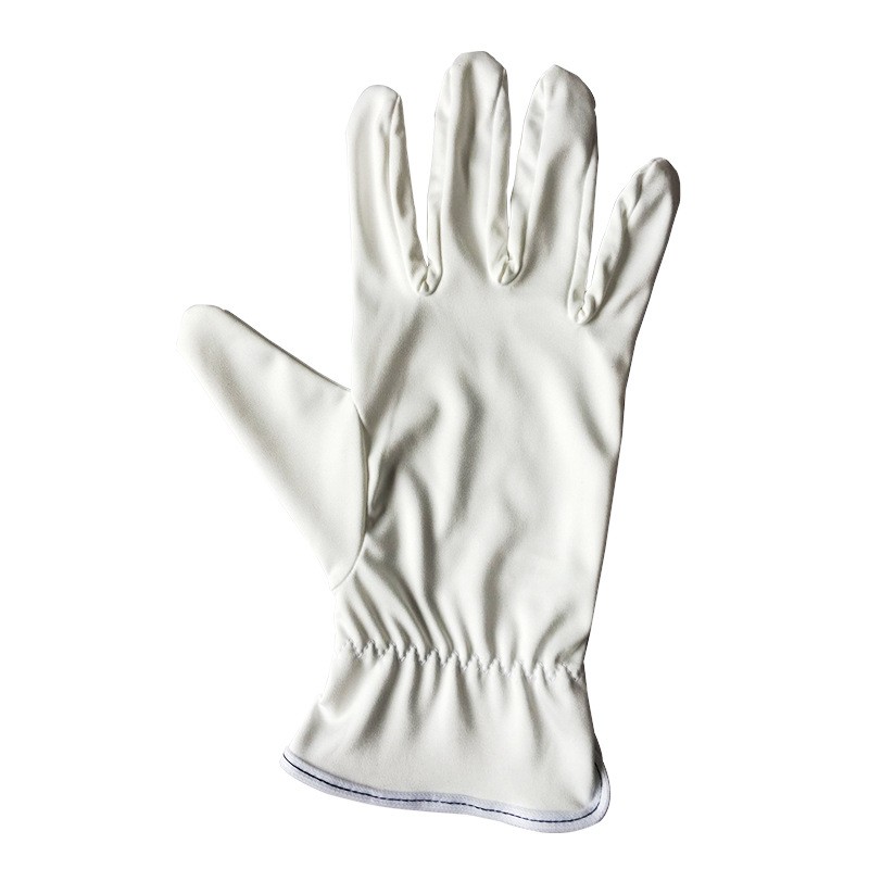 Single rib microfiber gloves, customizable