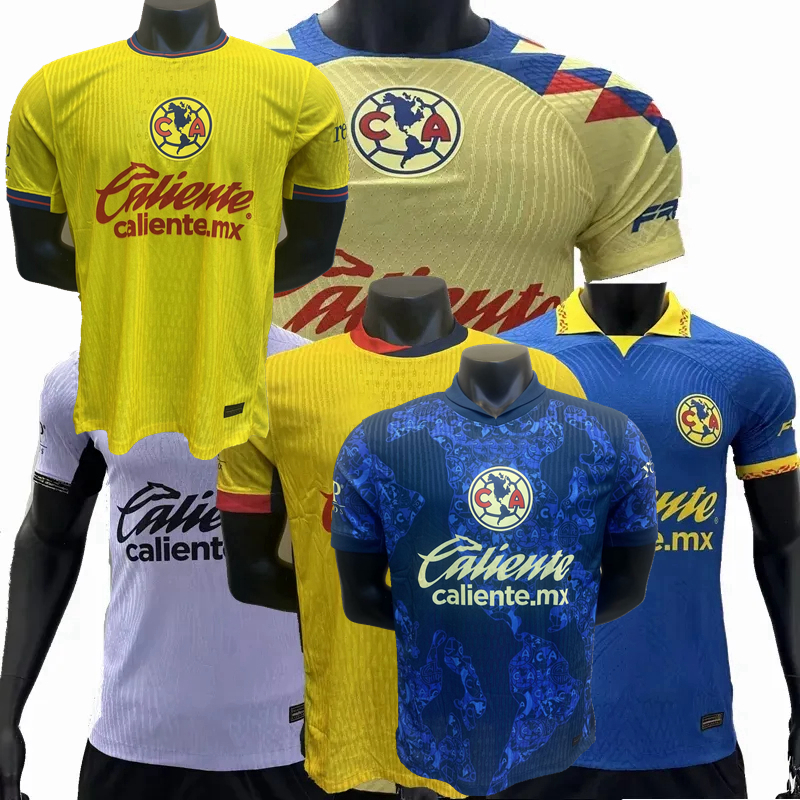 Liga MX Club America Soccer Jerseys Player version 2023 2024 2025 FIDALGO HENRY F.VINAS K.ALVAREZ M. LAYUN J.QUINONES A.ZENDEJRS 22 23 24 25 football tight shirt
