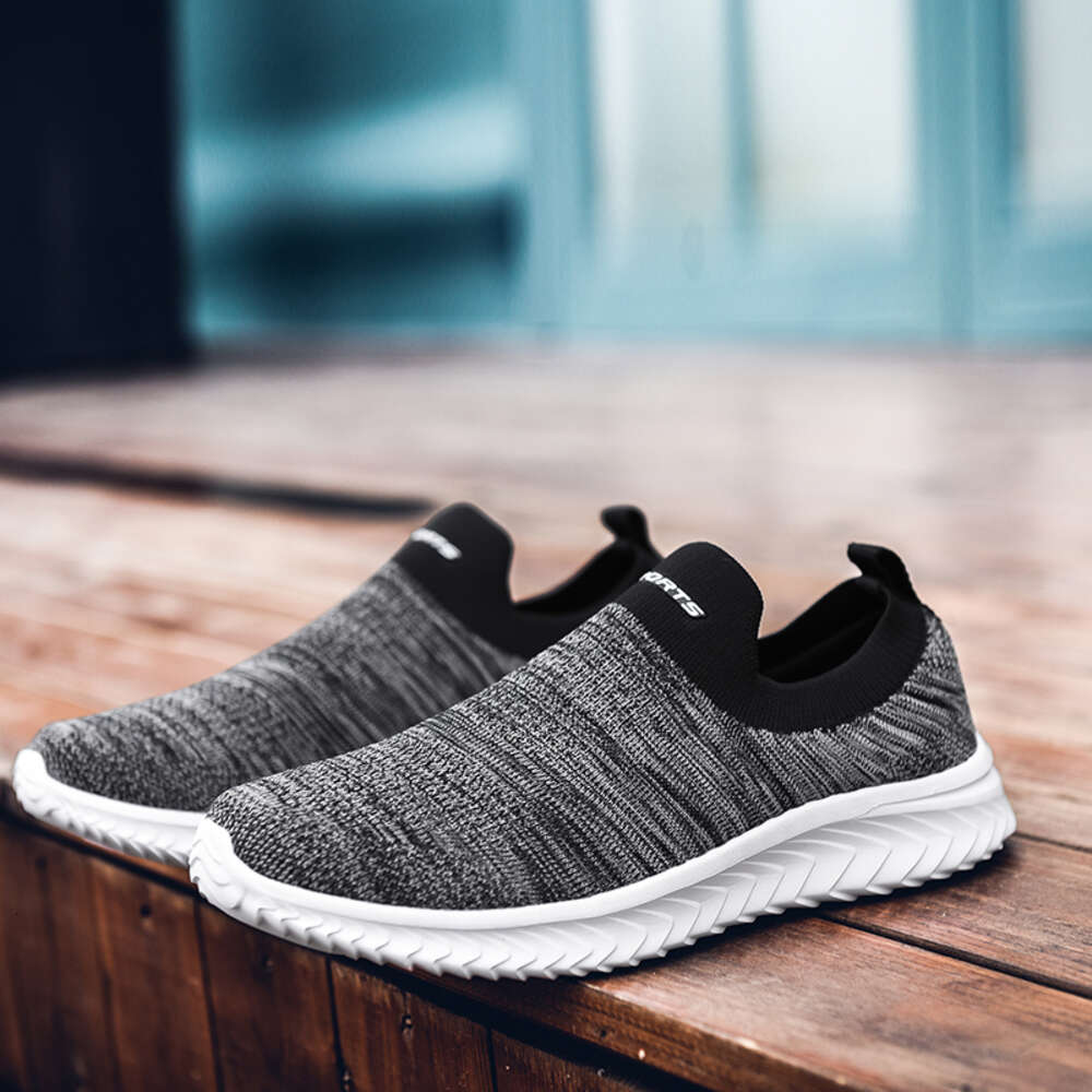 Vulcanize Men Sneakers Mesh Women Lightweight Comfortable Autumn Fashion Slip On Flats Shoes Male Loafers Ddmysaturn