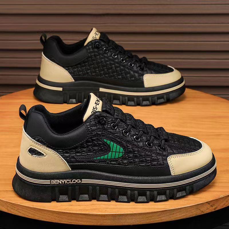 Mens shoes spring casual shoes versatile board shoes trendy sports shoes dad shoes lightweight 02