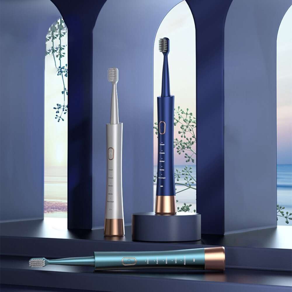 Jianpai Adult Male and Female Hollow Cup Motor Type-c Charging 5-gear Mode Sonic Electric Toothbrush F618-30