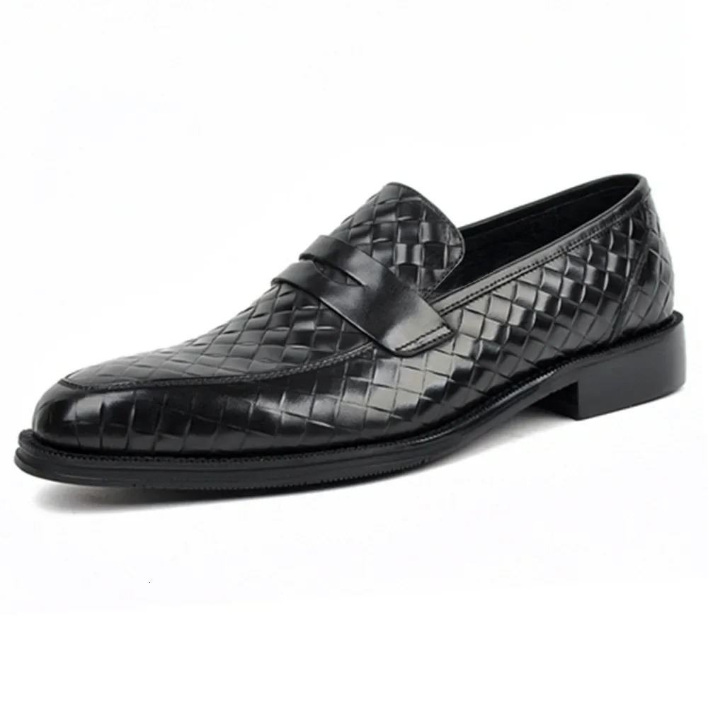 Tassels Mens Dress Shoes Leather Loafers Men Breathable Formal Wedding Herren Schuhe Zapatos De Hombre 240618