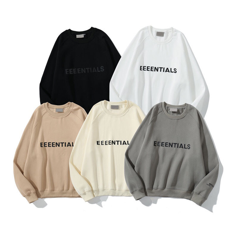 Sweatshirt essentialsletter Mens Women Winter Warm Designer Fashion Streetwear Pullover Sweatshirts High Quality Reflective Loose Hooded Jumper Tops Clothing