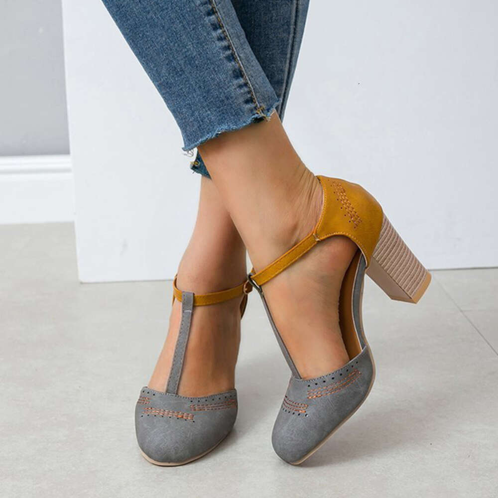 High Women S Heels Fashion Hollow Shoes For Summer Pointed Toe Mix Color Party Plus Size Ladies Pumps New Footwear Ddmysaturn