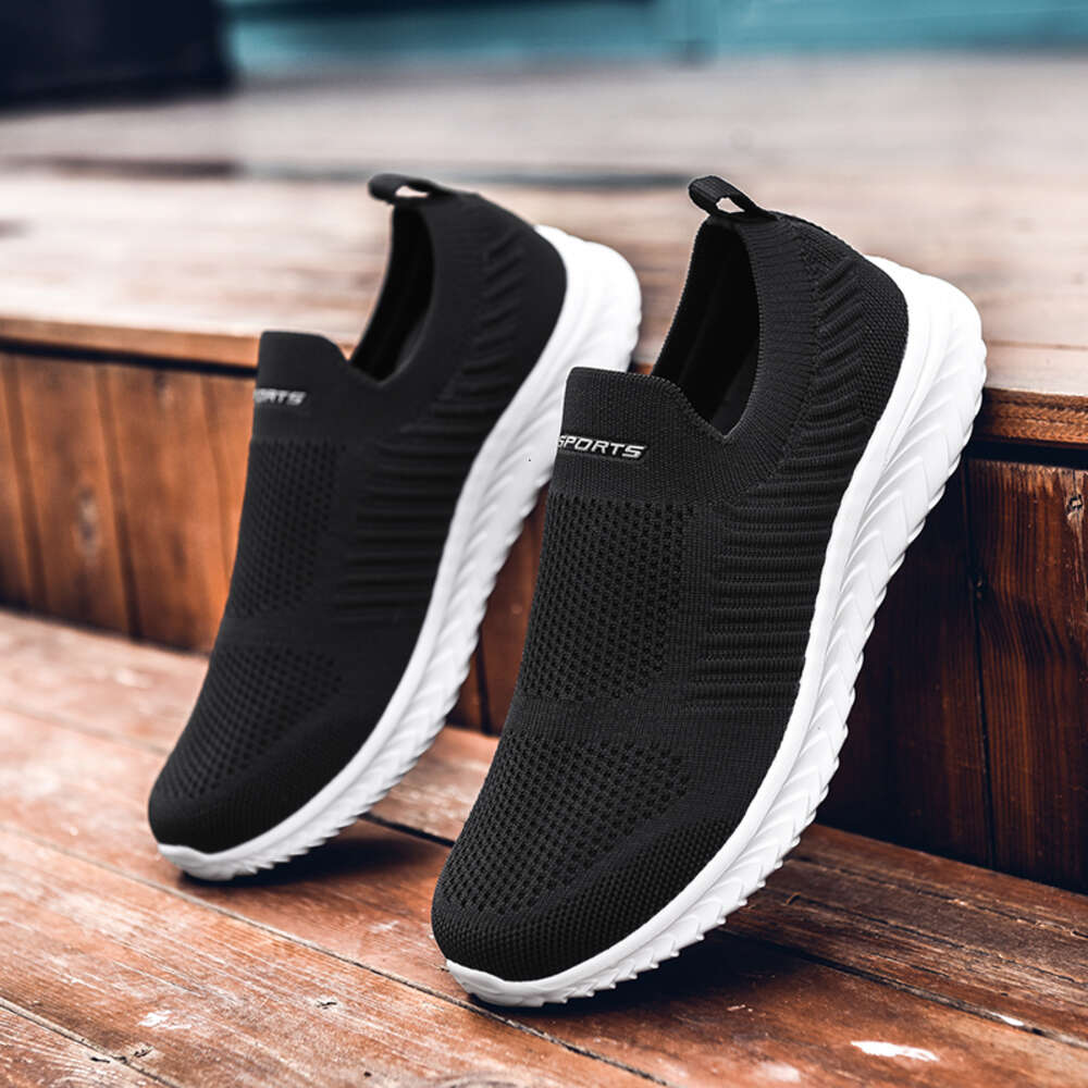 Vulcanize Men Sneakers Mesh Women Lightweight Comfortable Autumn Fashion Slip On Flats Shoes Male Loafers Ddmysaturn