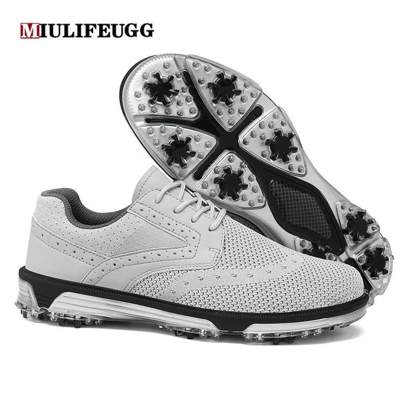 Shoes Men Wear Training Outdoor Walking Supplies Sneakers Anti Slip Athletic Golf Footwear Trainers Caddie Shoe 40-47 240617