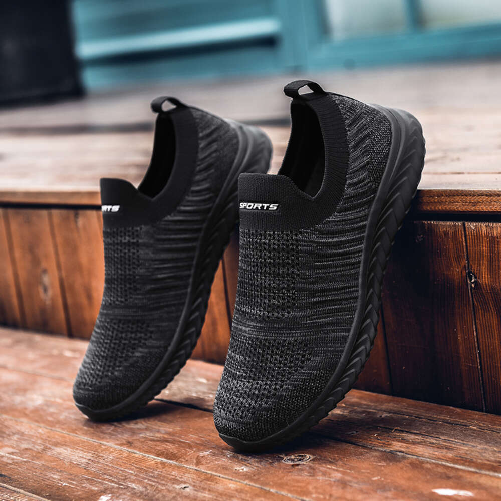Vulcanize Men Sneakers Mesh Women Lightweight Comfortable Autumn Fashion Slip On Flats Shoes Male Loafers Ddmysaturn