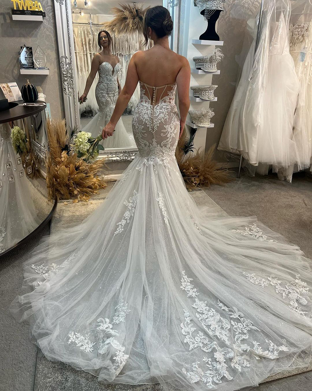 Mermaid Elegant Lace Wedding Dresses Sweetheart Vestidos De Novias 2024 Custom Made Country Bridal Gowns