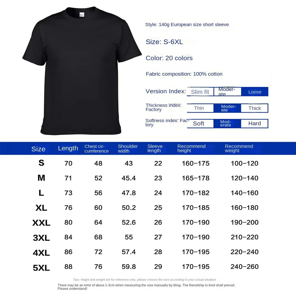 Colours T Shirt Men Pure Cotton Novelty T-Shirts O Neck Talking Heads Tees Short Sleeve Clothing Birthday Gift 240617