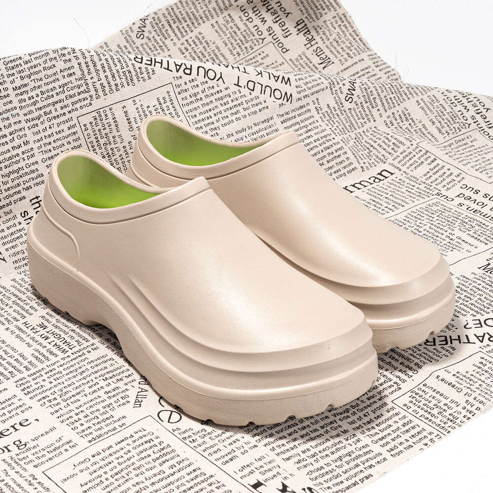 Men Waterproof Outdoor Oilproof Nurse Chef Eva Lightweight Garden Sandals Casual Slippers Beach Aqua Shoes Ddmysaturn