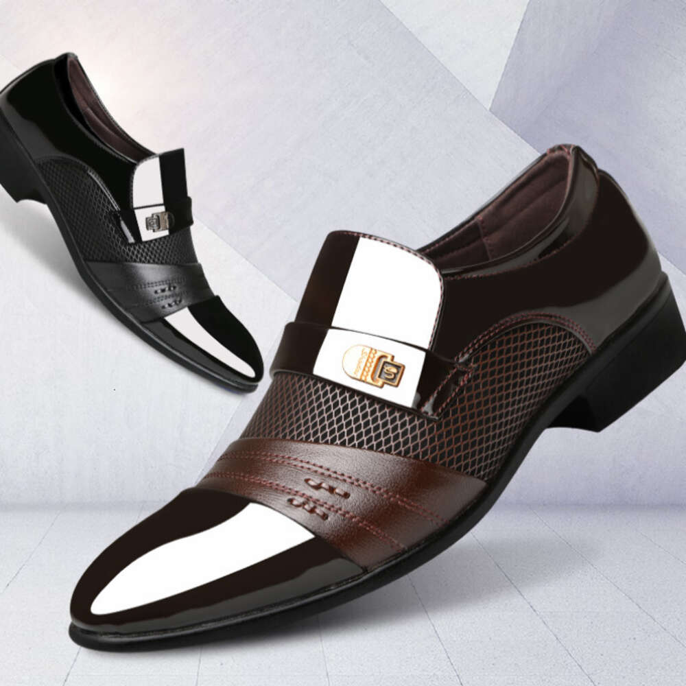 Large Business New Dress Youth British Leather Shoes Men S Fashion Ddmysaturn