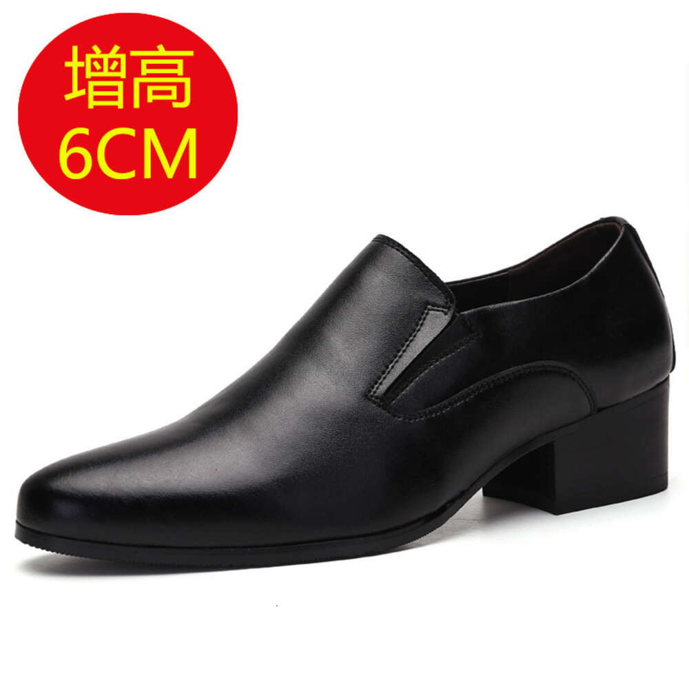 Pointed New CM With Genuine Trendy Increase Men S High Heel Cm Leather Shoes Ddmysaturn