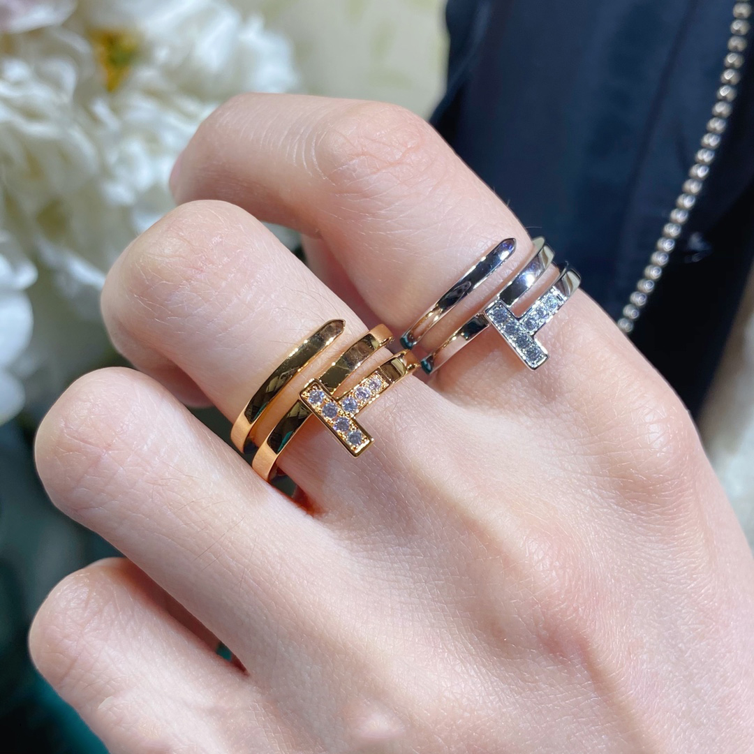 ring for woman designer men Gold plated 18K highest counter Advanced Materials brand designer jewelry fashion exquisite gift with box 008