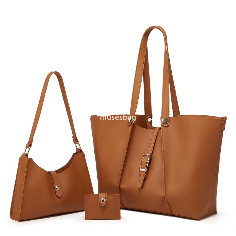 Fashionable women's designer classic retro multifunctional bag with crocodile pattern simple and large capacity practical tote combination bag on