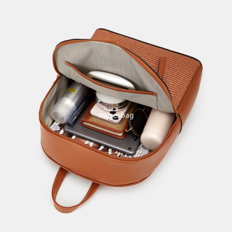 European and American women's high-quality retro minimalist multifunctional Korean large capacity tote bag lightweight shoulder bag three piece s